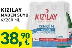 KIZILAY MADEN SUYU 6X200 ML KIZILAY MADEN SUYU 6X200 ML